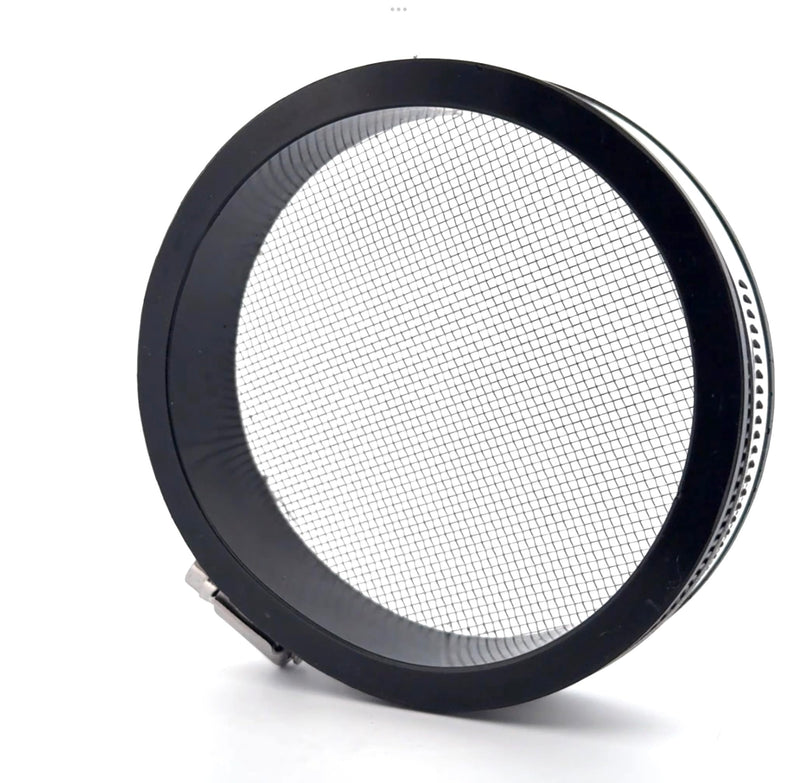 4″ Turbo Inlet Guard – Black Steel Mesh Screen, Universal 4″ / 102 mm Fit – Budget Friendly 4.00" Inlet