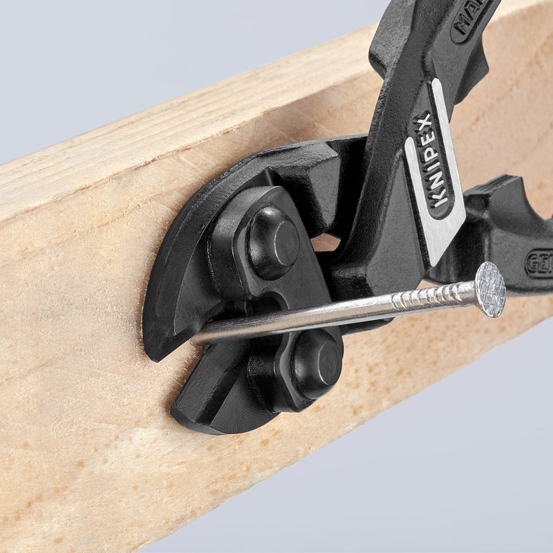 KNIPEX 71 32 200 High Leverage CoBolt Cutter with Notch and Spring, Comfort Grip Handles