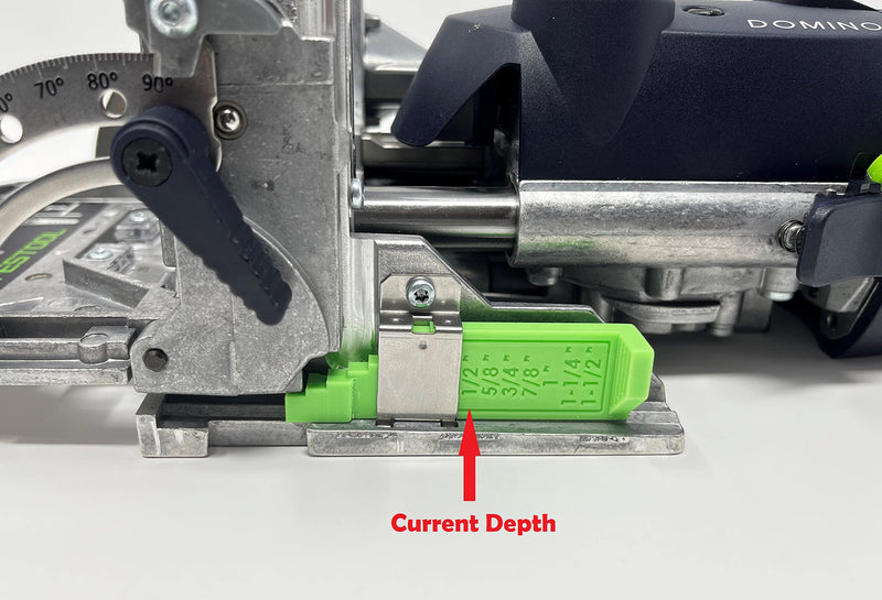 Thickness Gauge for Festool Domino DF 500 (Imperial/Inches)
