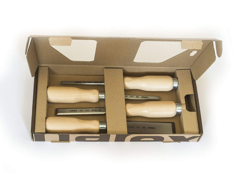 Narex Chisel Set 4 Pieces (8/10/16/32)