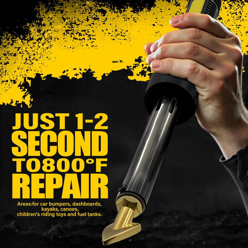 Allturn 110V-100W Plastic Welder, Plastic Welding Repair Iron Kit for Car Bumper Dashboard Kayak Canoe Tank Repairs.