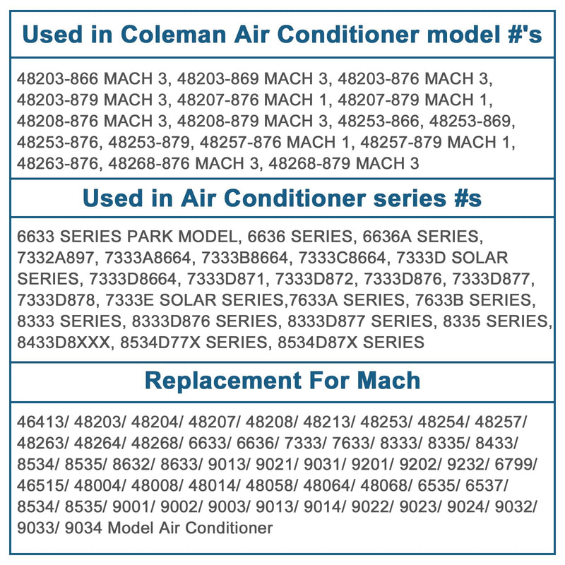 8333A9021 Air Conditioner Hard Start Kit by AMI PARTS,Fits for Coleman Hard Start Capacitor kit 8333a9021 PKG 8335-9021, and 9333-9021 105620-10-70 Replacement AC Hard Start Kit