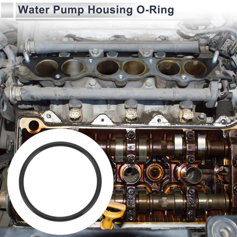 Water Pump Housing O-Ring for Honda Civic 2002-2015 Long-lasting Sealing Thermostat Housing Seal No.19322PCX003 Rubber 1 Pc