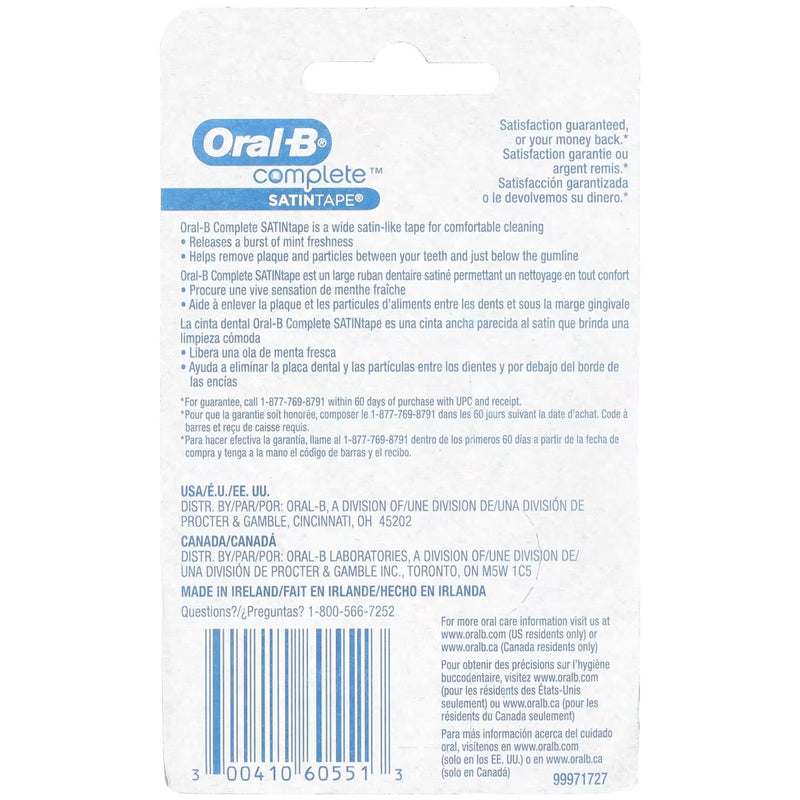 Oral B Satin Tape Mint 25M (Pack of 6)