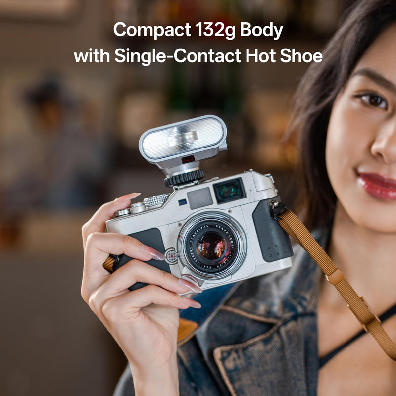 VILTROX Z1 Flash for Camera GN13，6500K Hot Shoe Speedlite with 7 Levels | 24Ws Compact Flash 1s Recycle Time,800mAh Mini Flash for Portrait,S1/S2 Optical Trigge