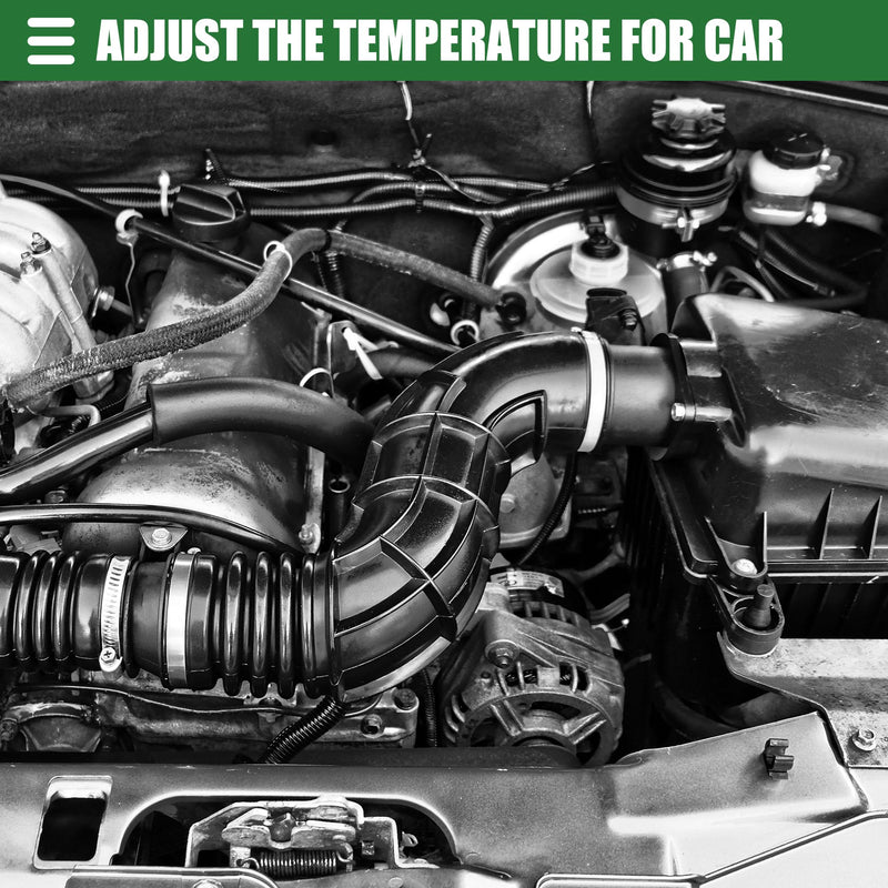  [AUSTRALIA] - Motoforti Car Air Intake Charge Temperature Sensor, for Ram 1500 2011-2013, Plastic, No.56028364AA, Black