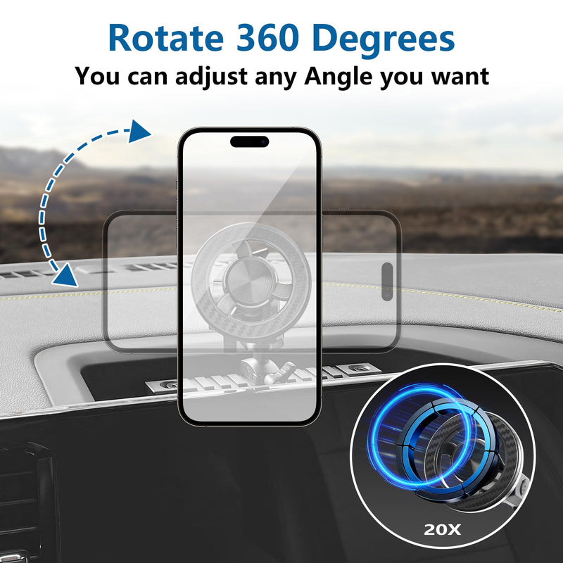 sukemichi Phone Mount for 2022 2023 2024 2025 2026 Chevrolet Silverado 1500/GMC Sierra 1500 2500 3500 HD Accessories,Dash Platform Phone Mount Magsafe Fit 13.4" Screen, Cell Phone Holder for NATO Rail