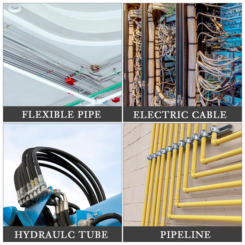 27 FT Nylon Protective Sleeve 1.75" ID Cable Sleeve Torch Hydraulic Hose Protector Cutting Wire Hose Cover Management Wrap for Cord Tig Welding, Black 1.75" x 27 Feet