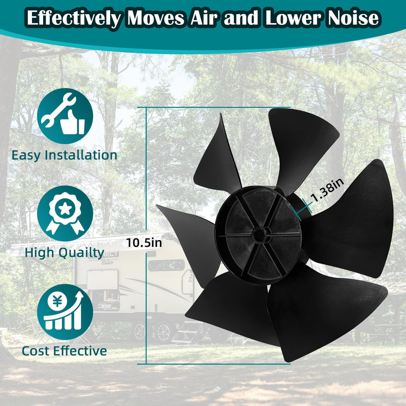 3313107.015 Fan Blade for Dometic Brisk Air Conditioner, 3313107.015 RV AC Fan Blade for Dometic Duo-Therm AC Series, 3313107.0150000001 317937.000 3107914.008