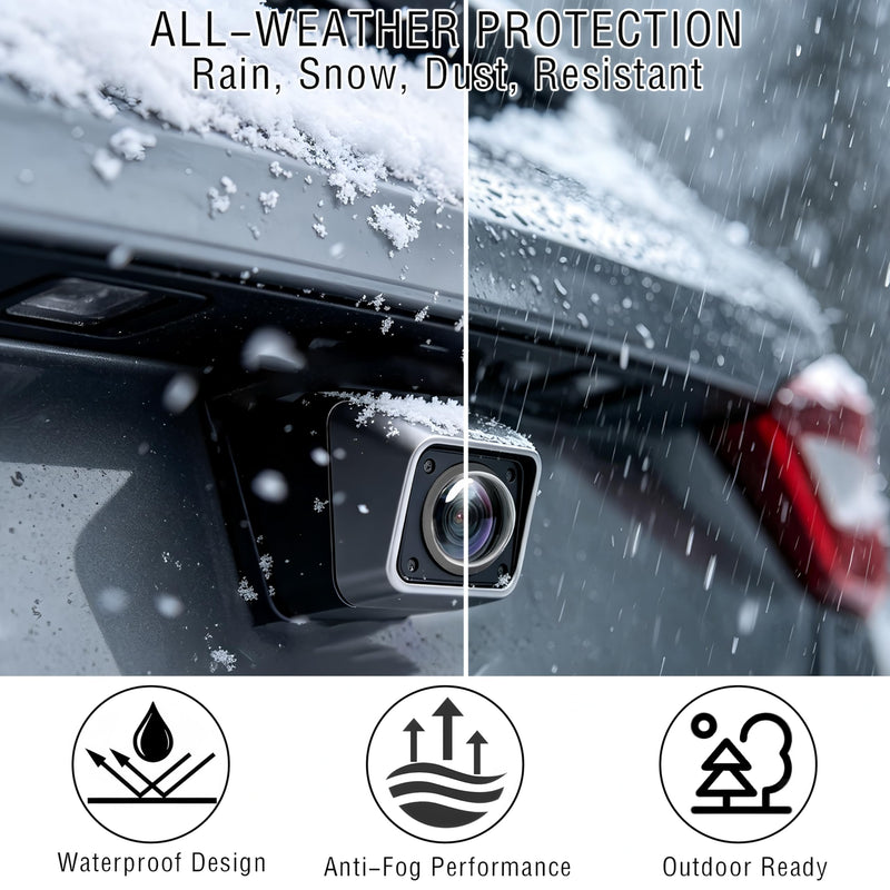 4PCS Car Camera Lens Protector,Car Backup Camera Lens Cover with 2PCS Cleaning Cloth,Ultra Clear Protective Film,360° All-Round Protection,Anti-Scratch&Waterproof,Compatible with Most Vehicle Cameras