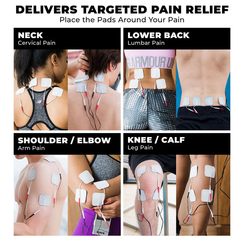 TENS 7000 Digital TENS Unit with Accessories - Muscle Stimulator Machine for Back Pain Relief, Sciatica, Neck, Nerve, Shoulder, Hip, Elbow, Muscle Pain Relief