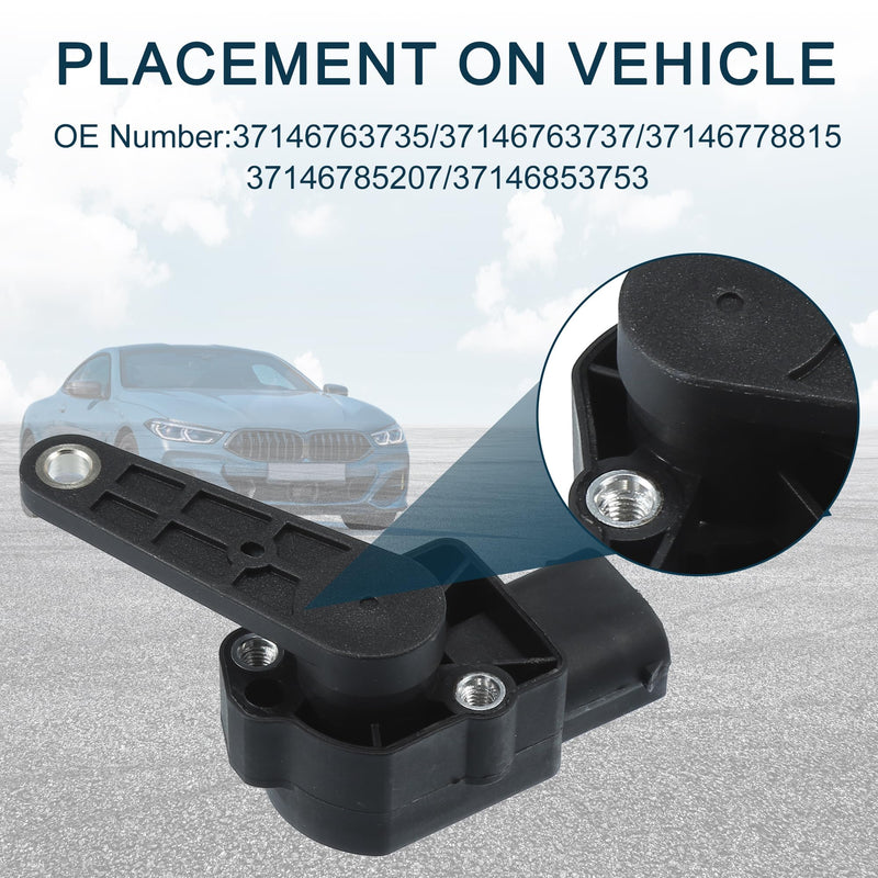 Air Suspension Ride Height Level Sensor for BMW 128i No.37146763735 | Front Rear Left Right Height Level Sensor 1 Pcs