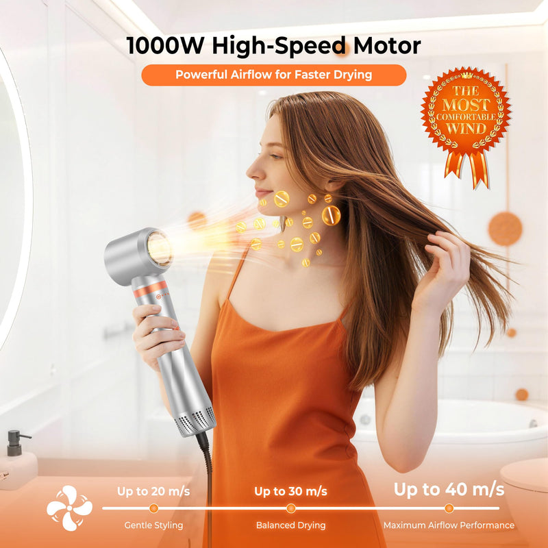  [AUSTRALIA] - Air Styler Hair Stylers, Airbrush 5 in 1 Multi Styler Blow Dryer Brush Air Wrap, 1000W Hair Stylers for Women Volume, Air Curler for Women Volume, Curl, Smooth, Dry and Styler