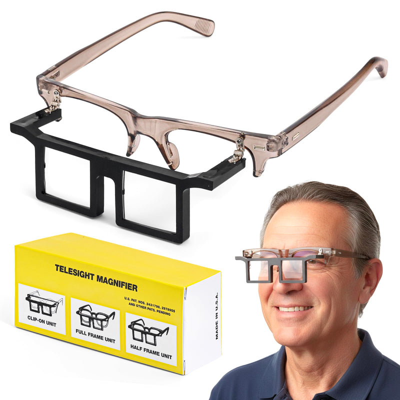 Telesight Half Frame # 44 Jewelers Glasses, Magnifying Headset, Lightweight, Available in 3 Powers, Headband Magnifier, Perfect Jewelers Vision Glasses and Lash Magnifier. Choose Below TLA-44 2.00X