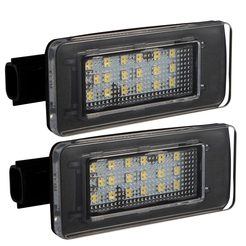 License Plate Lights Rear Number Lamps Fit Altima Sentra Versa Rogue 26510-8990E Xenon White Rear Tag Light Kit Assembly 2Pcs