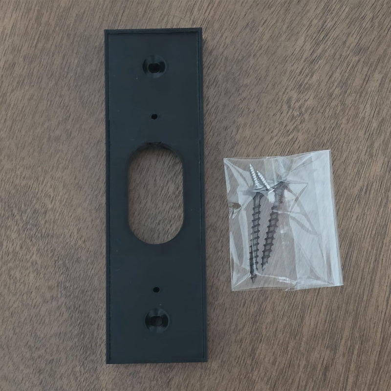 Vinyl Siding Mounting Bracket Compatible with Ring Battery Doorbell (Newest Retinal Models) Battery Doorbell 2K, Plus 2K & Pro 4K 3D Printed (4" Standard Vinyl Siding)