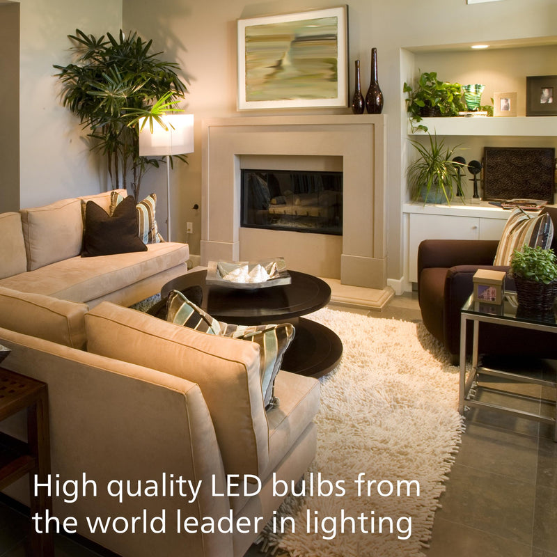 PHILIPS LED 60W A19 12-Pack Selectable White Multi-CCT 800 Lumen (8W = 60W) Dimmable Frosted Flicker-Free Light Bulbs