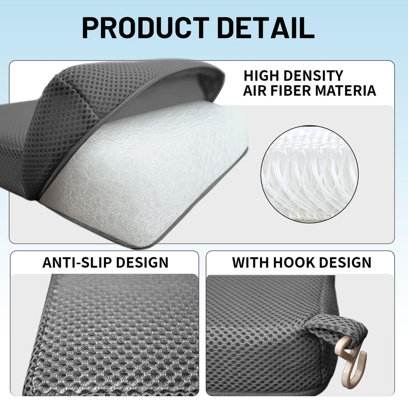 Shower Seat Cushion, Soft Chair Pad for Elderly Bathing，Easy to Clean & Quick Dry，Using 4D air Fiber Material，Suitable for Shower Seats, Poolside Rest, Dressing Room Seats