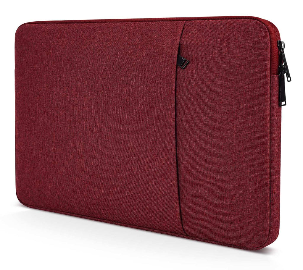 Laptop Case Sleeve 14 inch for HP Pavilion 14, HP Stream 14, HP Chromebook 14, Dell Inspiron 14, Lenovo Flex 5, Lenovo ideapad 14, ASUS Zenbook 14, Computer Sleeve 14.5 inch Carrying Bag -Wine Red Wine Red