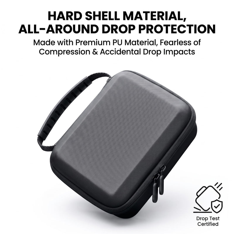 Carrying Case for Insta360 Ace Pro & Ace Pro 2, Hard Shell Camera Travel Case with EVA Molded Interior, Protective Storage Bag Fits Camera, Batteries, SD Cards & Cable