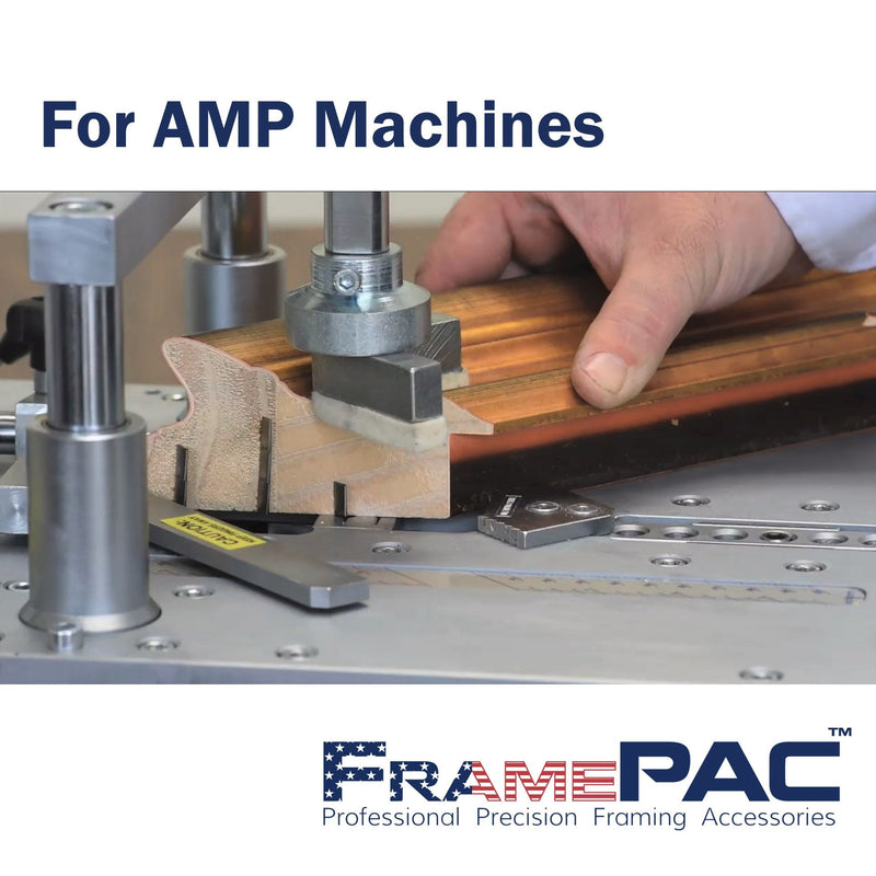 V Nails for Picture Frames Hardwood (AMP) 7mm (1/4 Inch) [4000 V-Nail Pack, Stacked] - (for use in Automatic V Nailer for Picture Framing, Automatic V Nailer for Picture Frames) 1/4 inch [7mm] - 4000 pack AMP - Hardwood