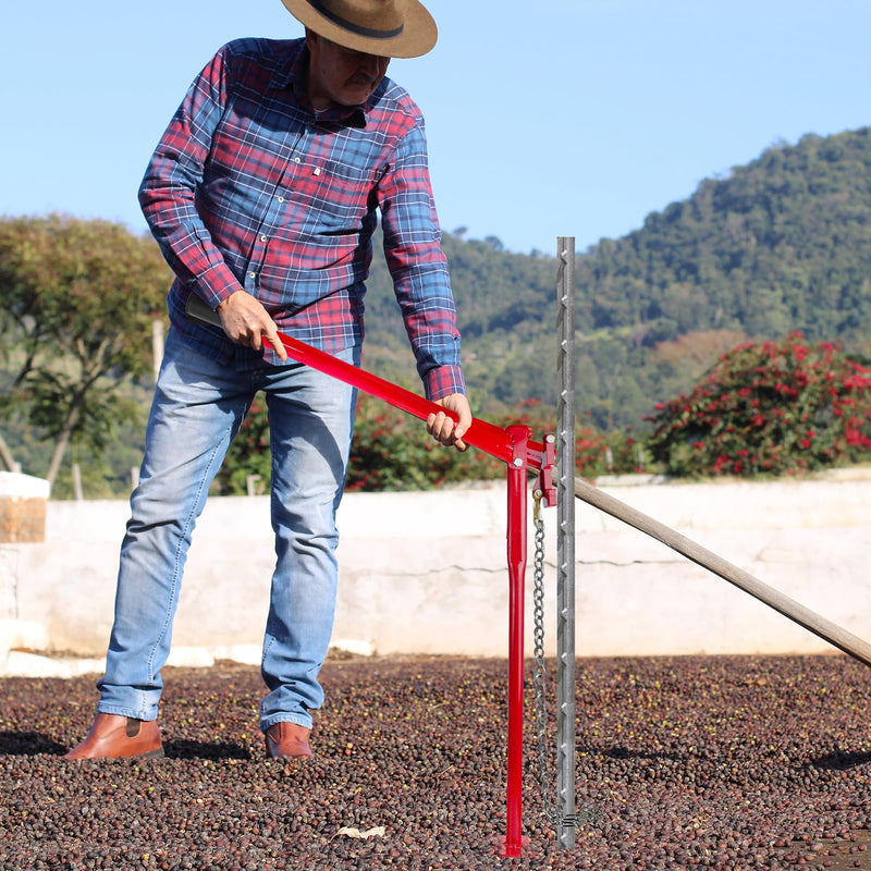 36" T Post Puller Fence Post Puller, Farm Equipment Tractor Accessories, Use Different Chains S Hooks Jacks Tractor Buckets from Ground 1