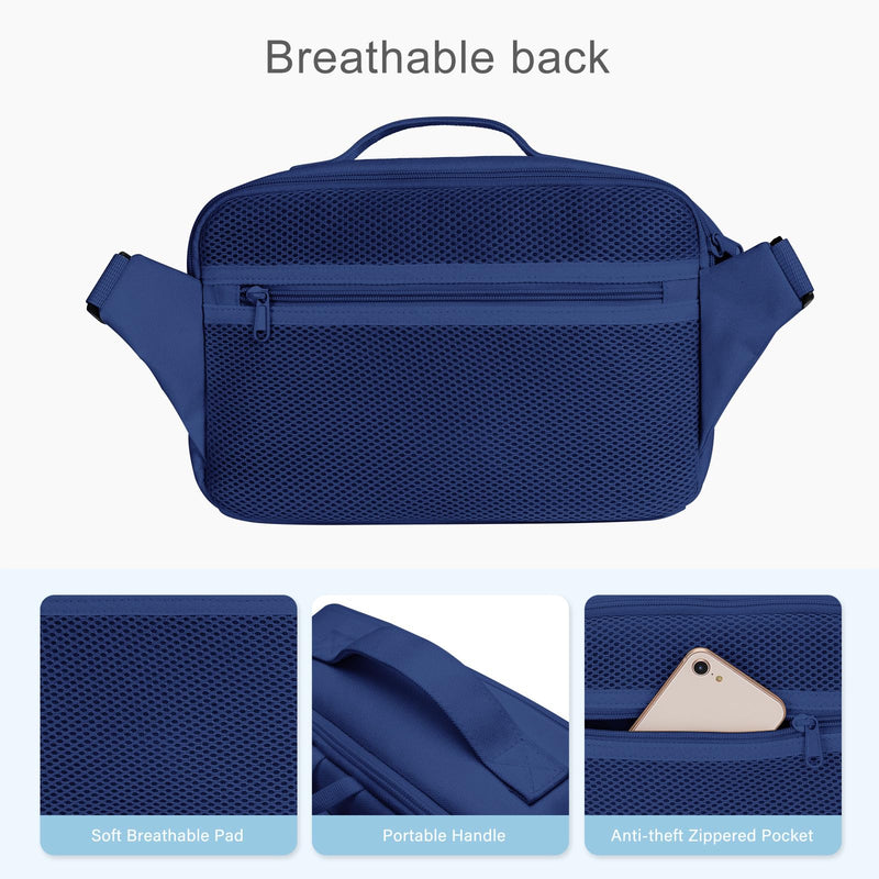 MOSISO Camera Shoulder Bag Camera Case Crossbody Sling Purse, Navy Blue | DSLR/SLR/Mirrorless Compact Padded Photography Handbag with Rain Cover Compatible with Canon/Nikon/Sony Cameras and Lenses