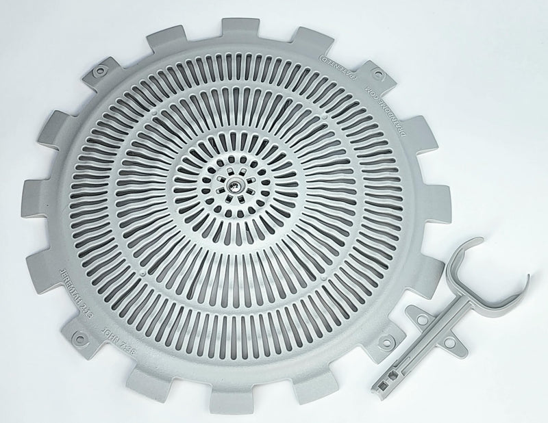Basement Stairwell Drain Cover Resists Debris and Leaves from Clogging Drains Includes the Patented Stay in Place Stem