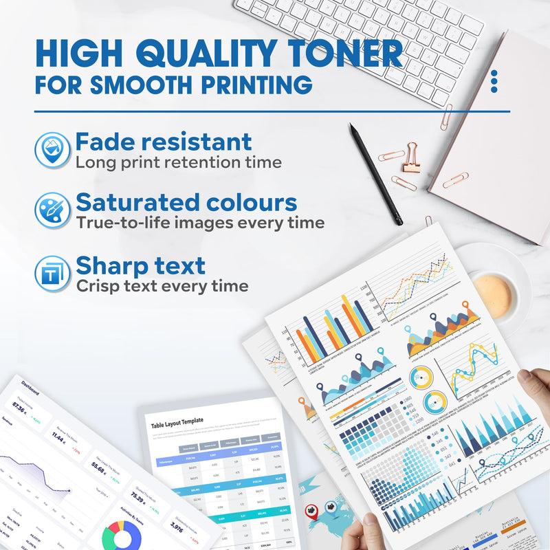 Vihan TN227 TN-227Y Compatible Toner Cartridge Replacement for Brother TN 227 TN-227 Yellow Toner Cartridge with MFC-L3770CDW HL-L3290CDW HL-L3270CDW Printer 1Pack