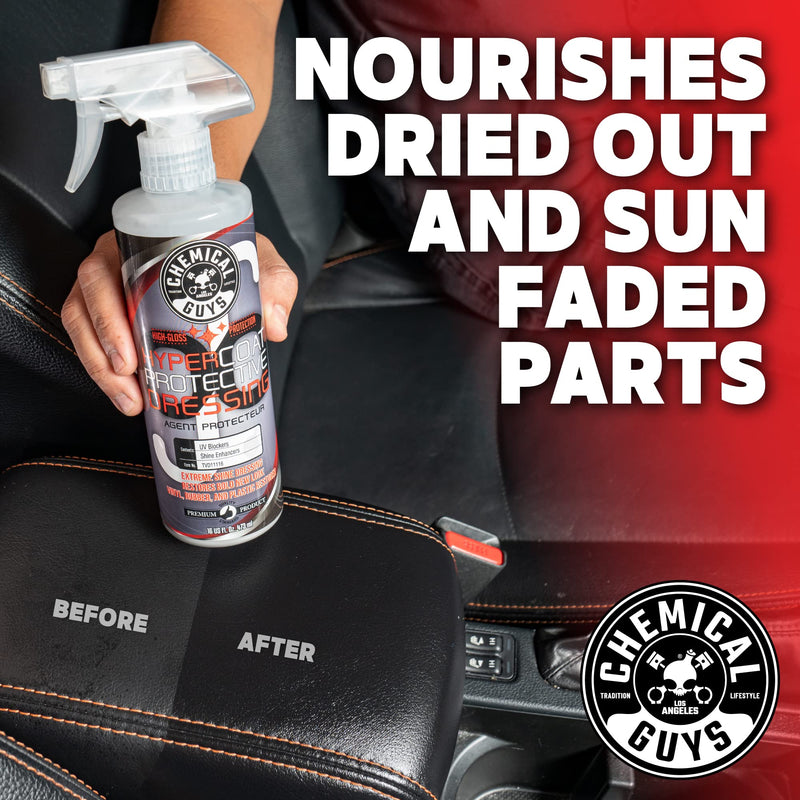 Chemical Guys TVD11116 G6 HyperCoat High Gloss Coating Protectant Sprayable Dressing (Works on Vinyl, Rubber, Plastic, Tires and Trim) Safe for Cars, Trucks, Motorcycles, RVs & More, 16 fl oz 16 Fl Oz (Pack of 1)