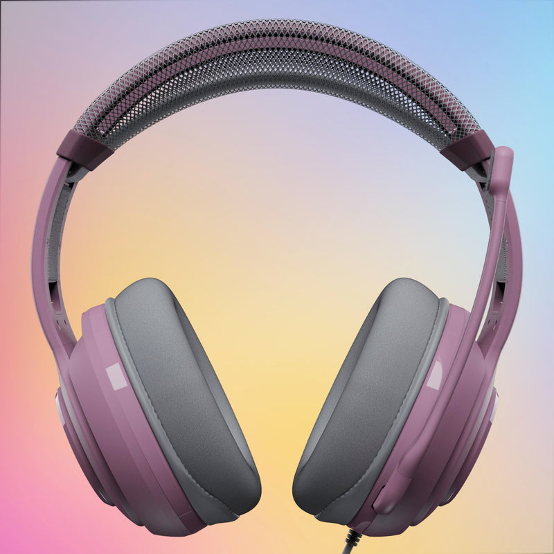 Turtle Beach Atlas 200 Wired Multiplatform Gaming Headset for Xbox, PS5, PC | Xbox Series X|S, Xbox One, PlayStation, 50mm Drivers, Flip-to-Mute Mic, Memory Foam, Floating Headband, Lilac Mist