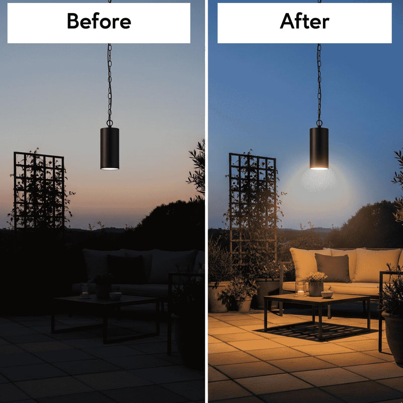 Ironsmith Lighting Products Solid Brass Hanging Light Fixture - 12V Bi-Pin Socket Hanging Cable and Decorative Hanging Chain Included Pendant Lights - Halogen or LED Light Bulbs Compatible