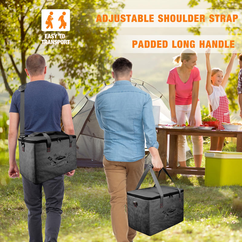 BBQ Blanket for Resting Meat,Reusable BBQ Resting Bag for Meat,Meat Brisket Resting Bag,Meat Blanket for Resting Large Barbecue Resting Blanket For Outdoor Smoker and Grilling Black