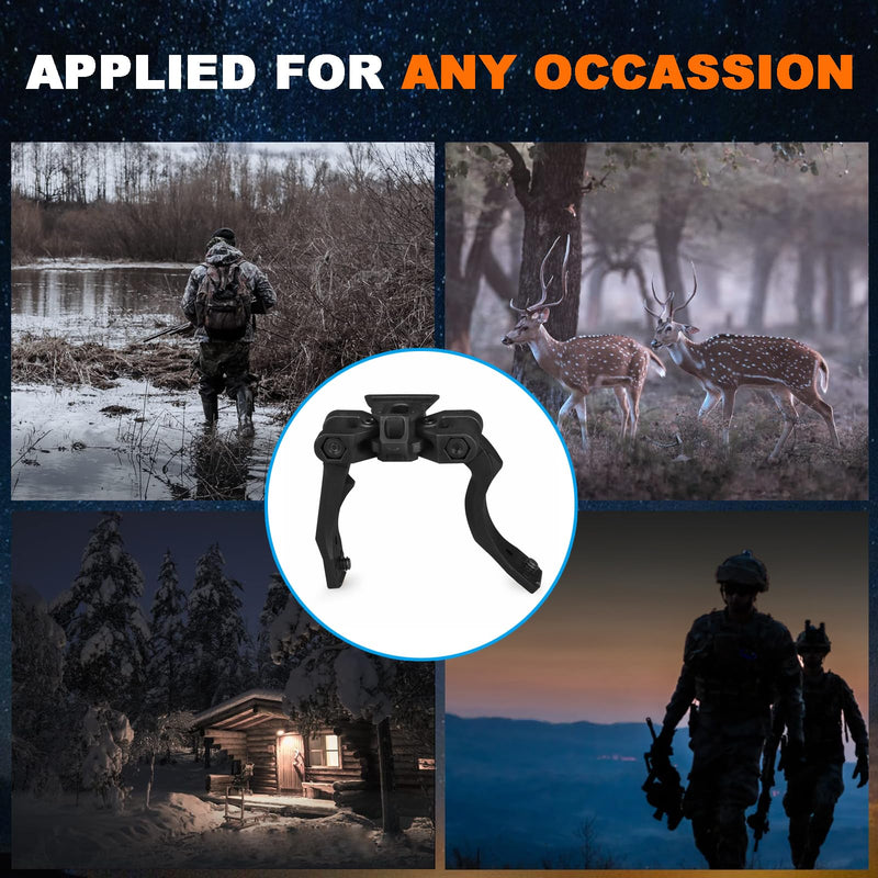  [AUSTRALIA] - New Reinforced Upgraded Version Night Vision Bridge with Adjustable Field of View for pvs14 Support 2 Optical Night Visions or 1 Digital Night Vision (British Standard)