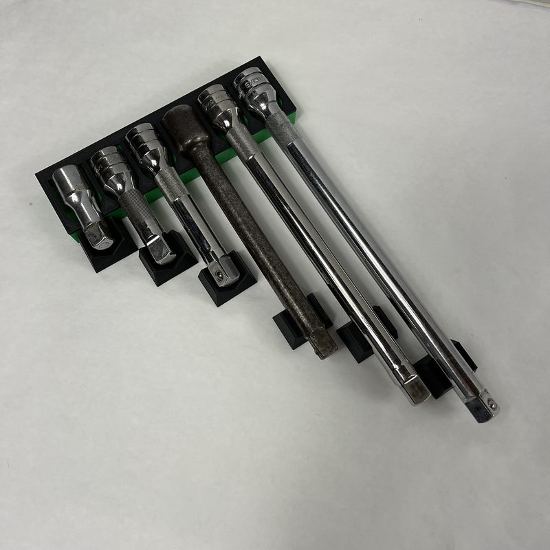 MagAttach Socket Extension Organizers (3 Piece Set, Green/Black) 3 Piece Set