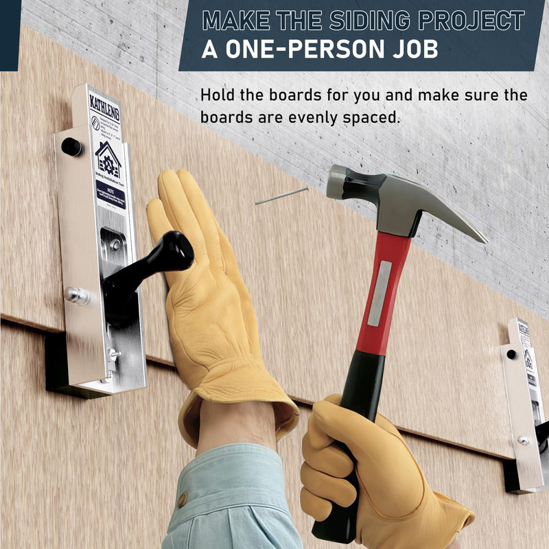 Siding Installation Tools, Siding Mounting Kit for Use with 5/16-Inch Fiber Cement Sidings, Sidings Tools with Adjustable Reveals, Aluminum Body, 2 Pac 5/16-Inch Thickness
