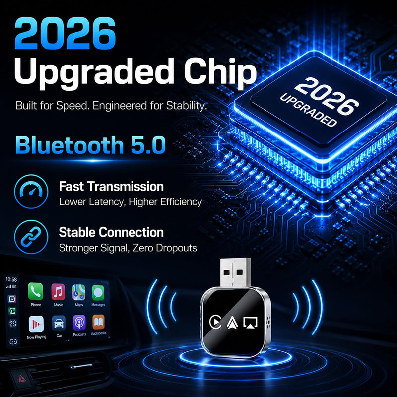 Car Accessories Screen Mirroring Adapter Auto Link Pro Carplay Movie Player 2026 TV for Apple Wireless Watch Bluetooth with iPhone Cute Gadgets Cool Electronics Automotive Video Drive