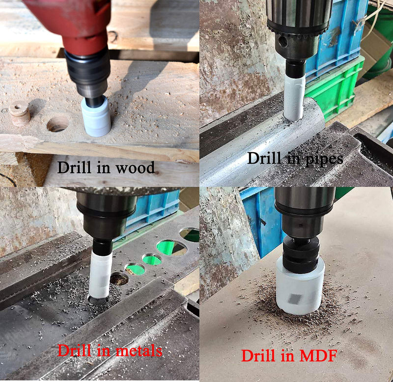 MaxTool 6" Bi-Metal Hole Saw 152mm Cobalt High Speed Steel M42 Bimetal Holesaw with 1.5" Deep 5/8-18 Thread for Metal Wood Plastic; BM42W38R600 6"