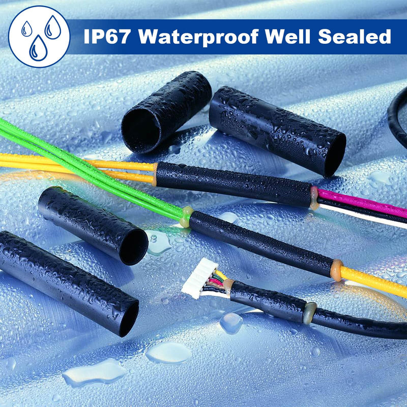 1 Inch Heat Shrink Tubing, 32.8 Ft Roll Industry Marine Grade 3:1 Shrink Ratio Shrink tubing, Adhesive Lined Heat Shrink Tube, 1" Waterproof Shrink Tube for Wires Home Marine Automotive 1"-32.8 Feet