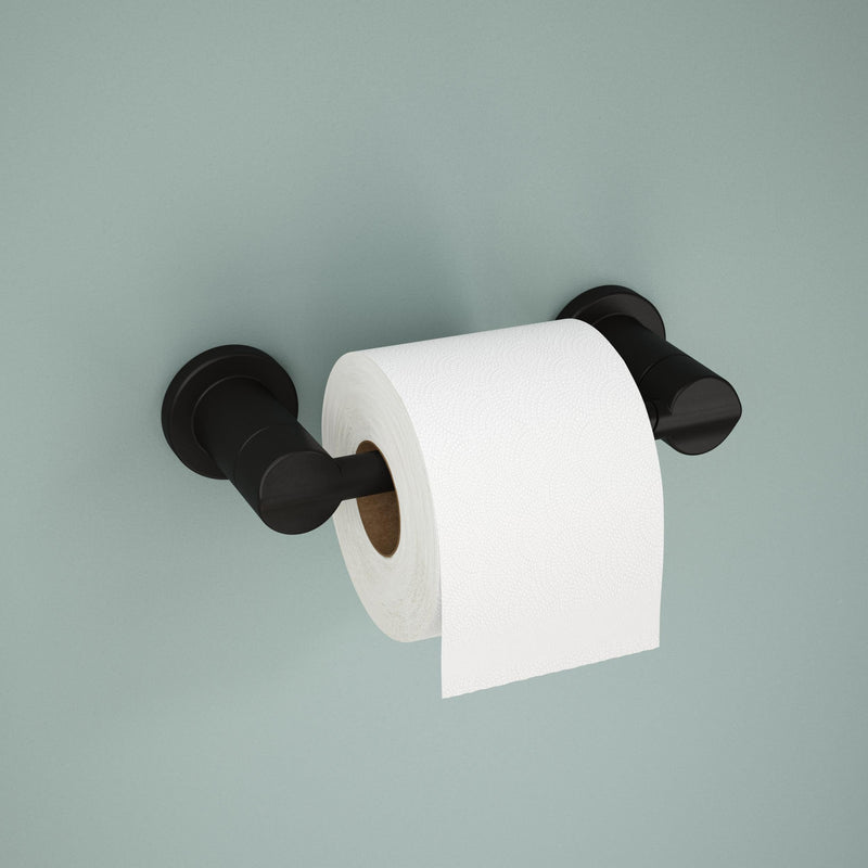 Delta Pivoting Toilet Paper Holder | Matte Black | Wall Mount | Nicoli Bathroom Accessories