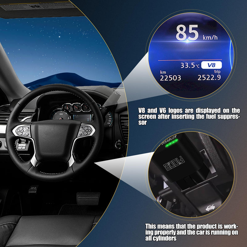 AFM/DFM Disabler Active Fuel Management AFM Disable Device For GM V6&V8 Motors for Chevy Avalanche Silverado Suburban Tahoe GMC Sierra Yukon Cadillac Escalade etc 4.3L 5.3L 6.0L 6.2L