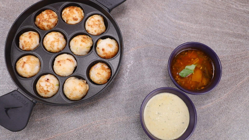 Vinod Paniyarakkal For Cooking Paniyaram 23cm with SS Lid