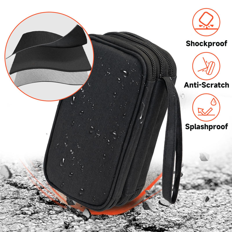 USB Flash Drive Case, Holds 30 Pcs, USB Storage, USB Case,USB Stick Holder,USB Storage Case,USB Organizer,Thumb Drive Case,Compatible with Samsung/Sandisk/Jump Drive,etc, Black