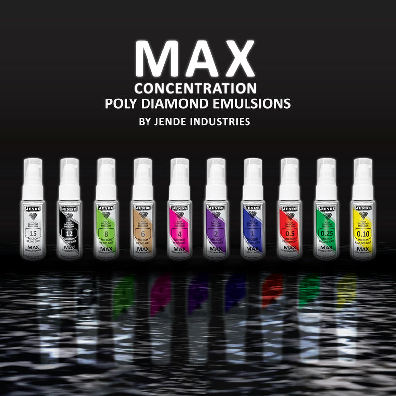Jende 15 Micron Max Concentration Poly Diamond Knife Stropping Emulsion 20ml-Higher Diamond carat level