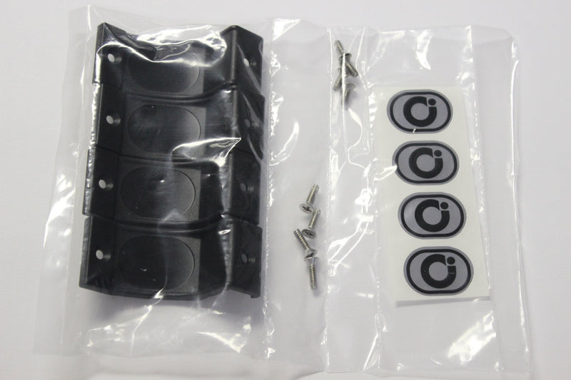 Coastal Shower Doors PP501 Bypass Replacement Nylon Towel Bar Bracket, Black