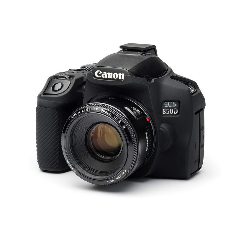 easyCover Silicone Protection Cover for Canon 850D & T8i Cameras, Black