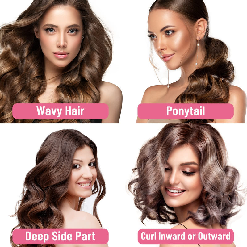  [AUSTRALIA] - Hair Rollers Set 40 PCS, PandyCare Hair Rollers For Long & Short - No Heat, Hair-friendly, Natural Effect, Includes 18 Rollers (1.73+1.41+0.98 inch), 20 Hair Clips,1 Rat Tail Comb ,1 Storage Bag