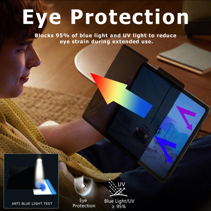 Megoo Privacy Screen Protector for Surface Laptop 7 15 Inch, Anti-Spy, Anti-Glare, Blue Light & UV Blocking, Magnetic Nano Technology, Removable Design Laptop 7 15"