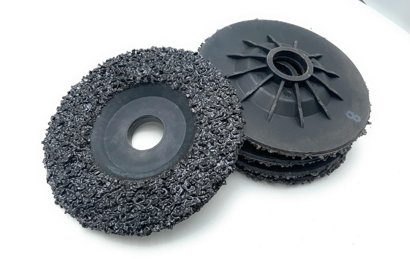 SIGNI 5 Pack SiC Plastic Back Grinding Wheel for Granite/Marble/Concrete and Glasses (4.5 INCH, 8 GRIT) 4.5 INCH