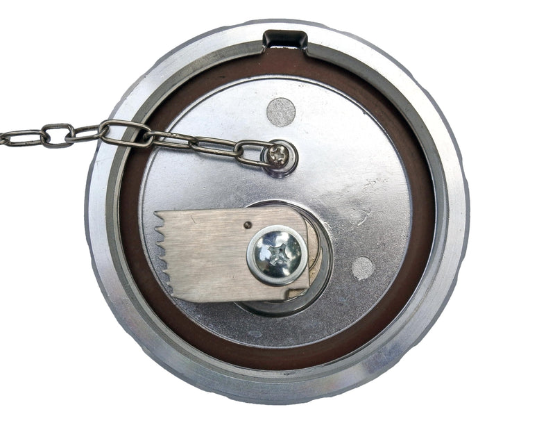 3 1/2” Nominal 5.5 TPI Locking Aluminum Diesel Fuel Cap For Kenworth Trucks